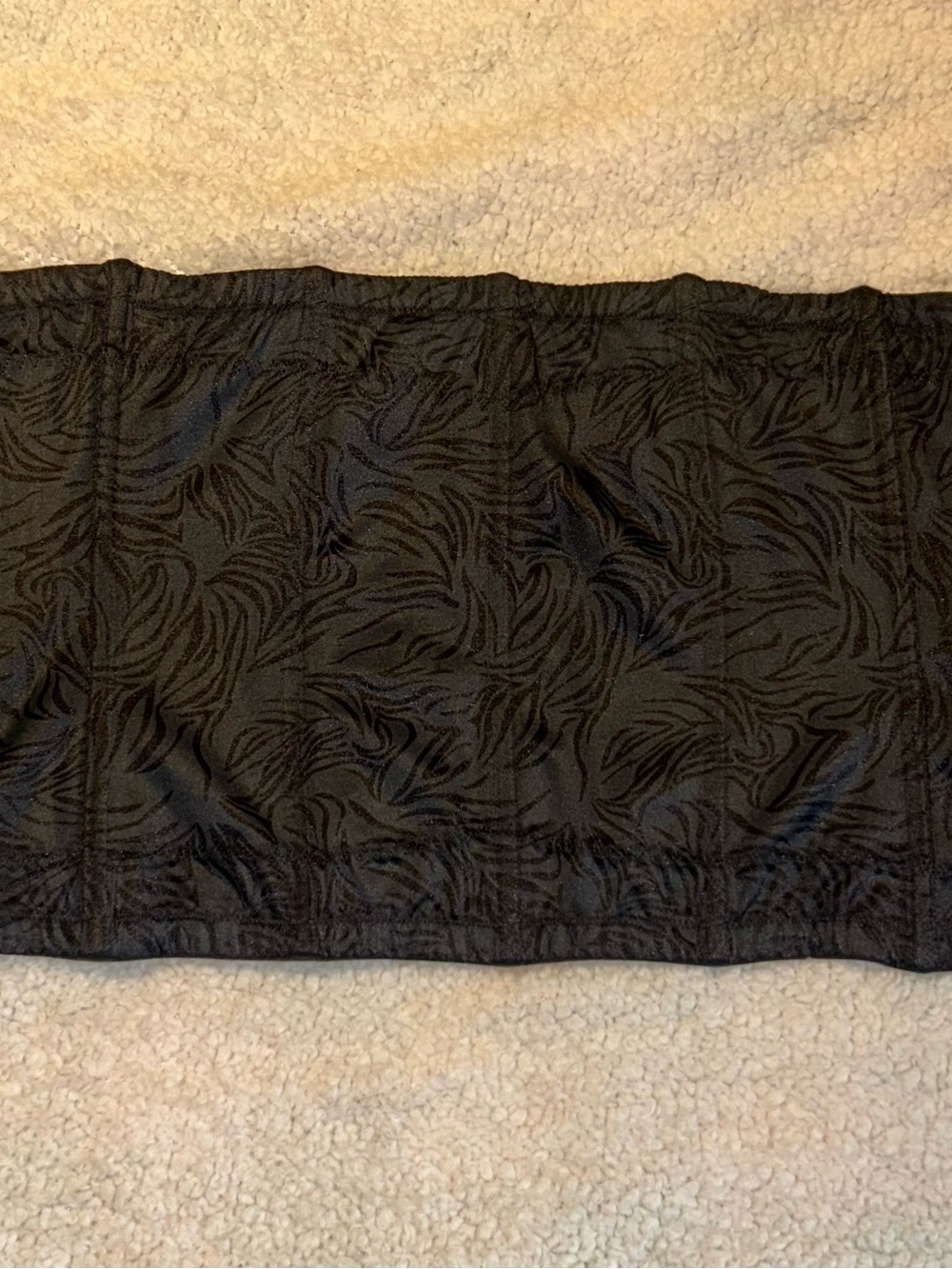 Maidenform black floral waist cincher shapewear size L